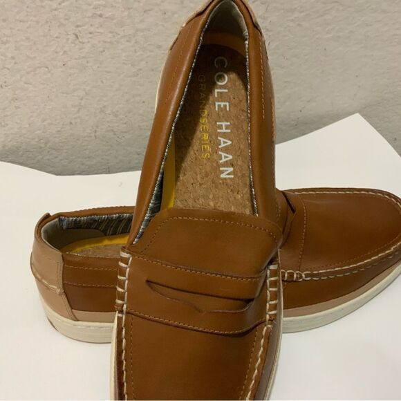New Cole Haan Cloudfeel Weekender Venetian Loafer (Men's) - Brown 13 M - Picture 3 of 16